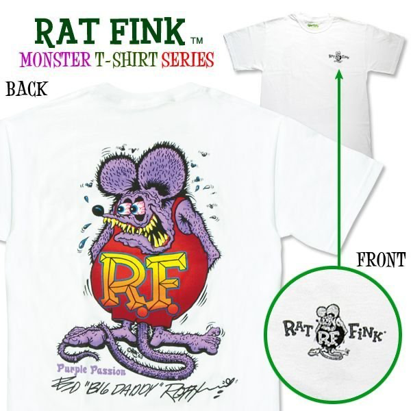 Rat Fink Monster T-Shirt Purple Passion