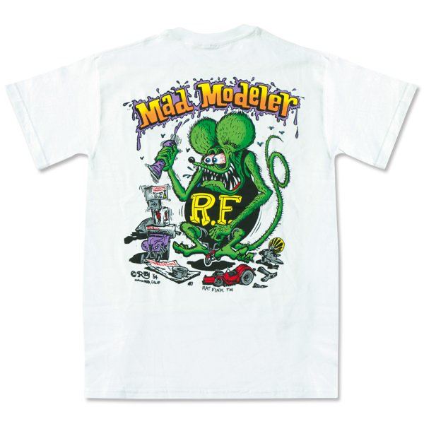Rat Fink Monster T-Shirt Mad Modeler