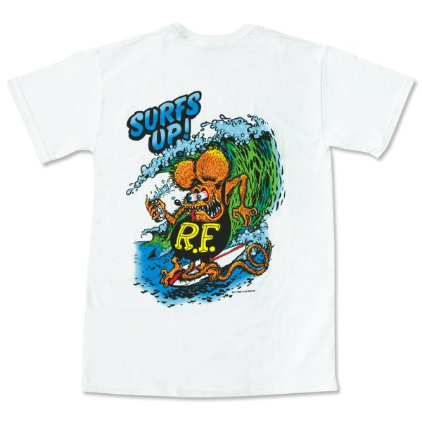 Rat Fink Monster T-Shirt Surfs Up !