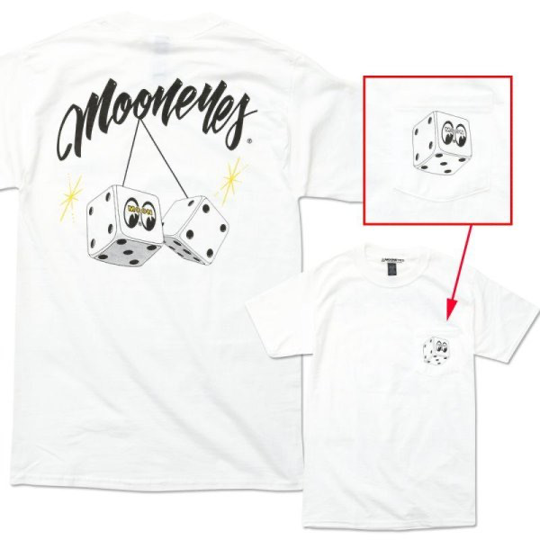 MOON Dice Pocket T-shirt Life is “MOONEYES"!!