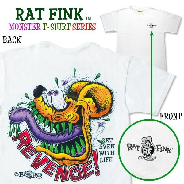 Rat Fink Monster T-Shirt Revenge in Rod