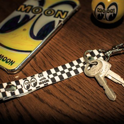 Portachiavi MOONEYES Keychain Checkerboard