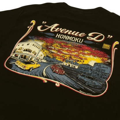 T-shirt Mooneyes Avenue Honmoku