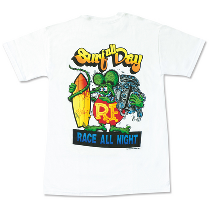 T-shirt Rat Fink surf all day