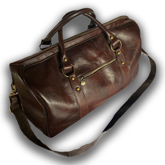 DOCTOR BAG VINTAGE RETRO STYLE LUXURY LETHER BROWN