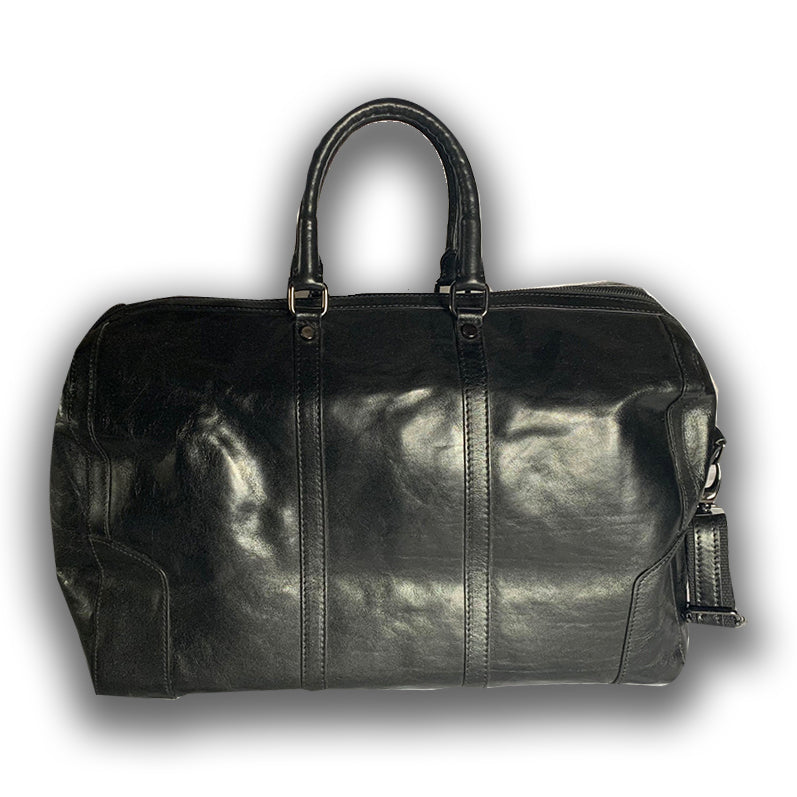 DOCTOR BAG VINTAGE RETRO STYLE LUXURY LETHER BLACK