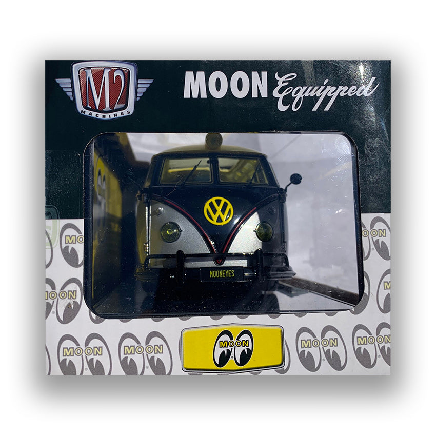 MoonEyes M2 Machine Microbus Deluxe Limited Edition Steel Finish Yellow Windows