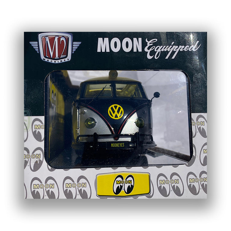 MoonEyes M2 Machine Microbus Deluxe Limited Edition Steel Finish Yellow Windows