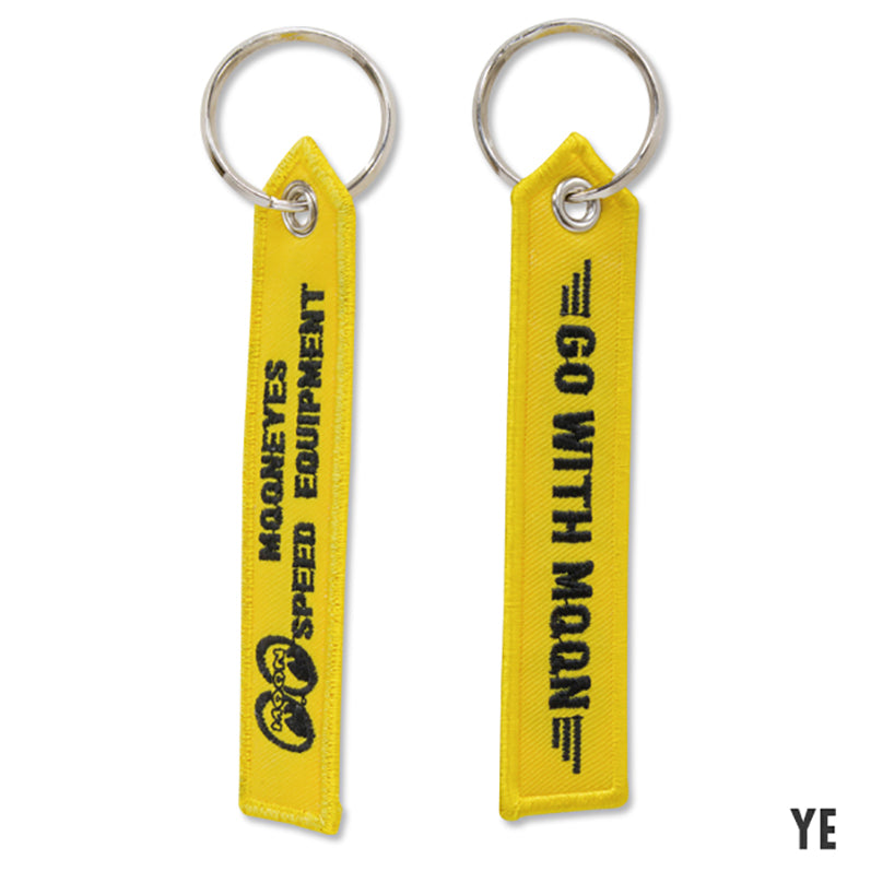 MOONEYES GO WITH MOON SPEED EQUIPMENT KEY CHAIN KEY RING