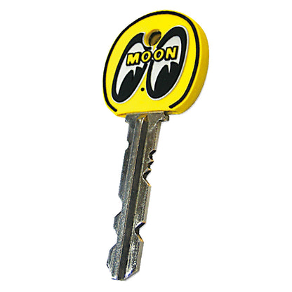 MOONEYES MOON COVER CAPS Key Hook KEY CHAIN KEY RING YELLOW