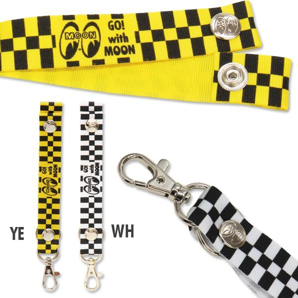 Portachiavi MOONEYES Keychain Checkerboard