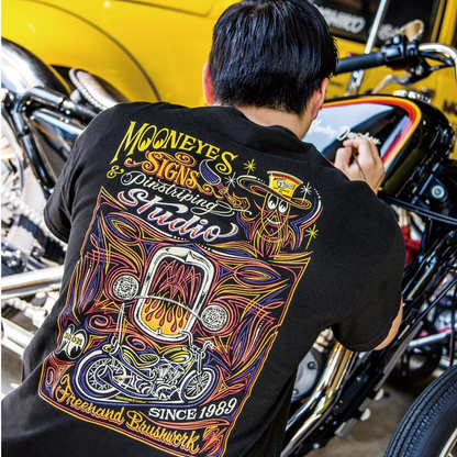 T-shirt MOONEYES Pinstriping Studio
