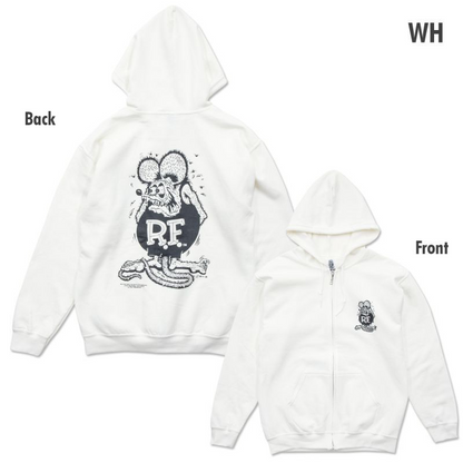 Felpa Rat Fink Hoodies RatFink con Zip