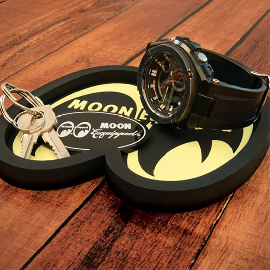 MOONEYES MOON Equipped Rubber Tray KEY CHAIN KEY RING