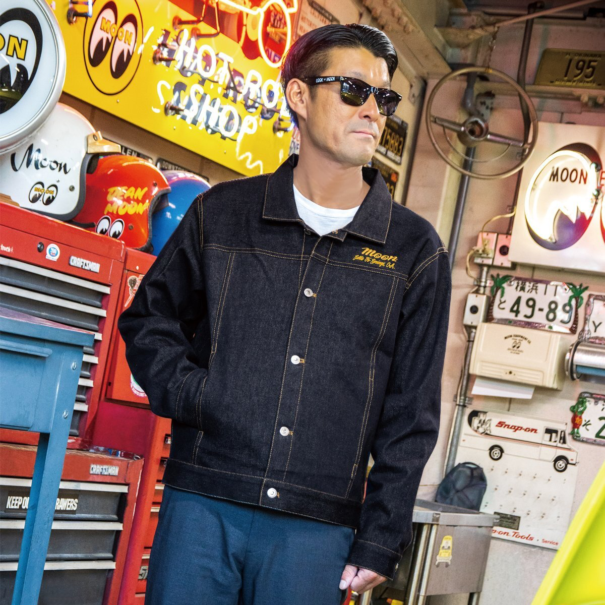 Jacket Trucker MOONEYES