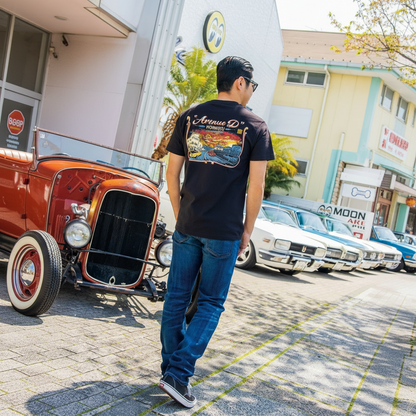 T-shirt Mooneyes Avenue Honmoku