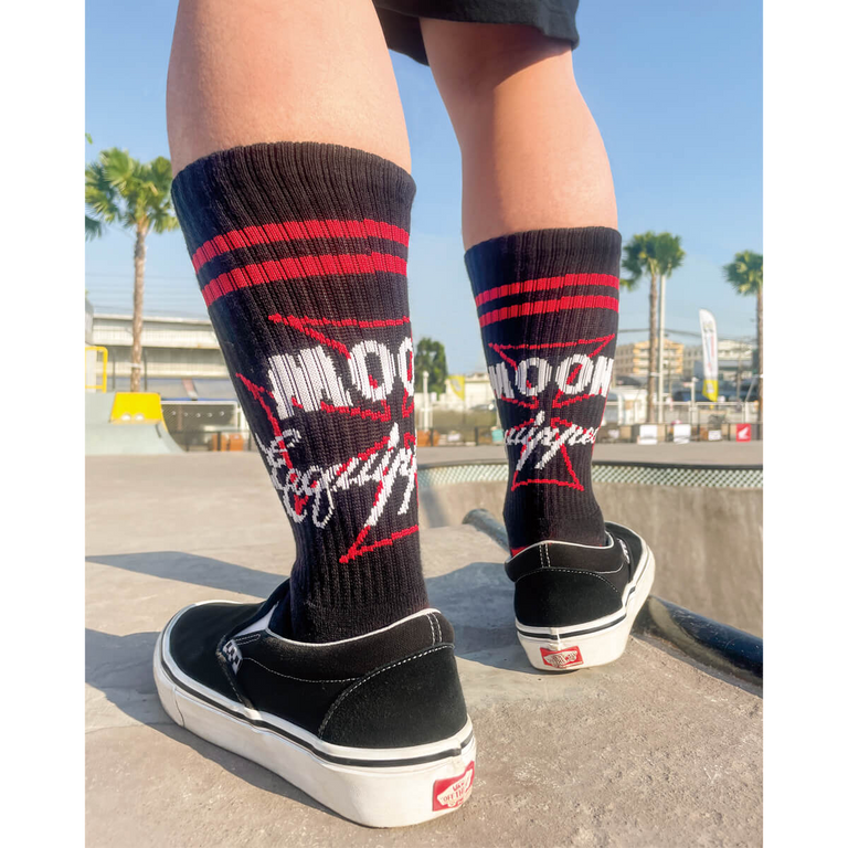 MOON Equipped Iron Cross Socks Calzini