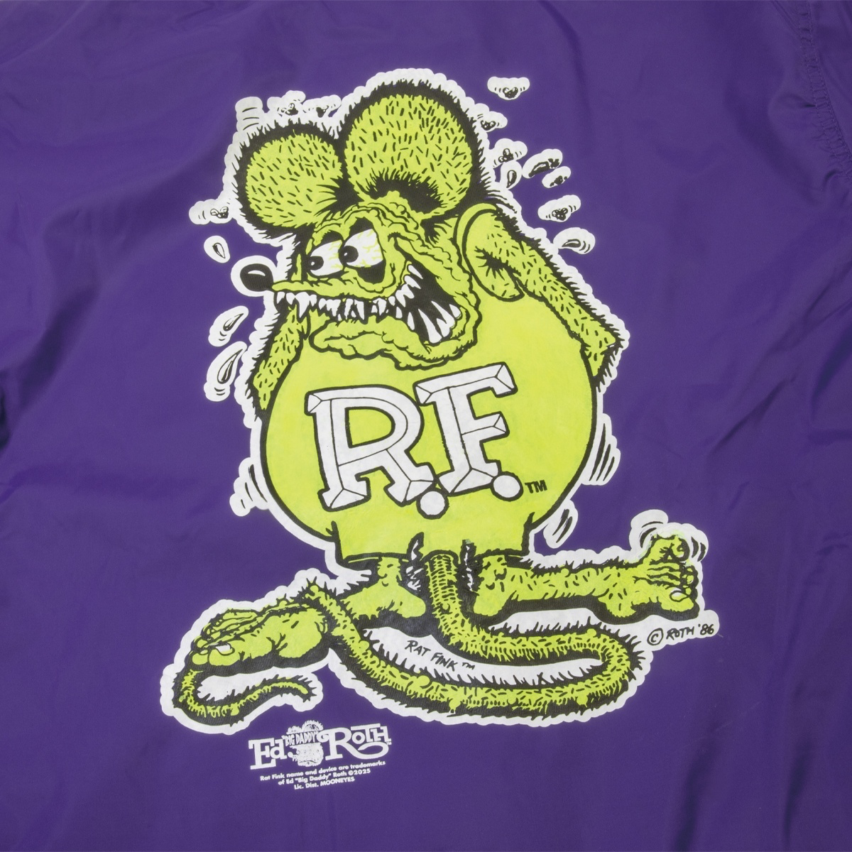 RAT FINK COACH JACKET PURPLE